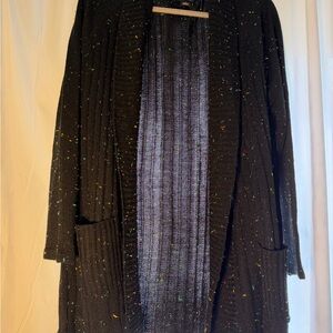 Colorful Speckled Knit Cardigan